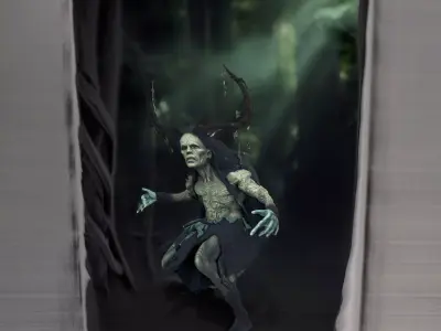 Ancient Forest Spirit model pack Low-poly 3D model