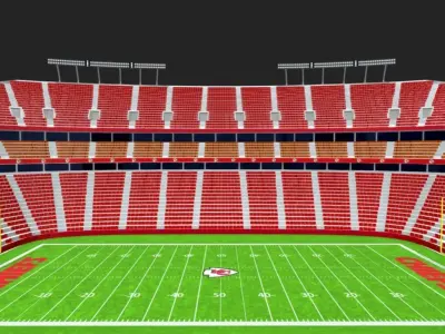 Arrowhead Stadium 3D 3D model