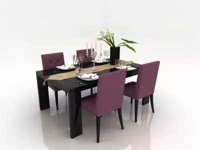 dining table 3D model