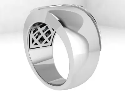 Diamond Band 4453 3D print model