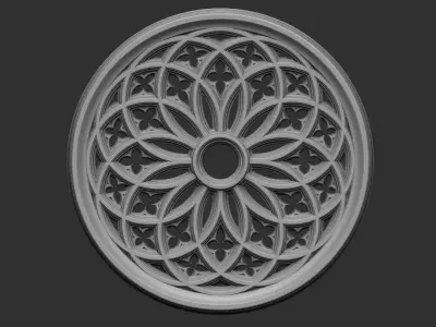 Gothic Tracery 3 3D print model