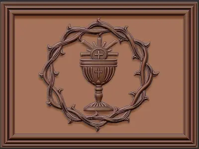 Crown of thorns - CHURCH ALTAR 3D print model