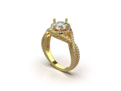 ring code 58 3D print model