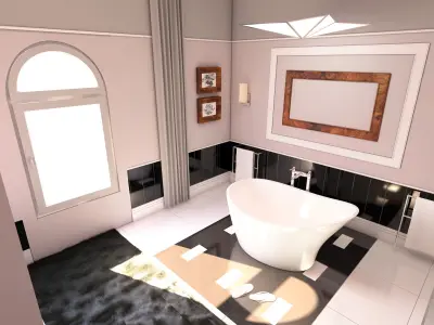 Bathroom 54 3D model