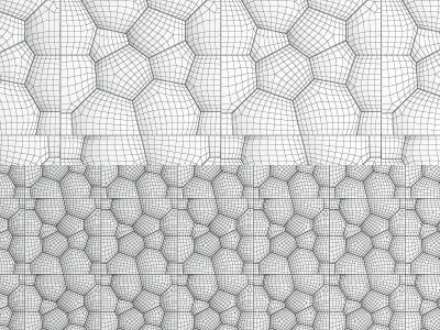 Wall 3d panels low poly Low-poly 3D model