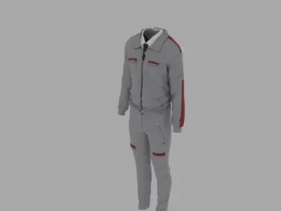 Engineer - Worker Uniform 3D model