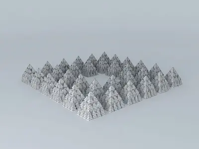Pyramid upon Pyramid 3D model