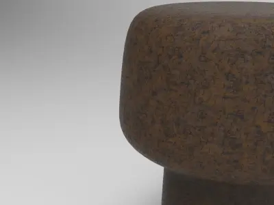 Glu Side Table Low-poly 3D model