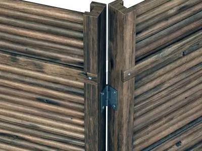 Screen  branch straight n3 3D model