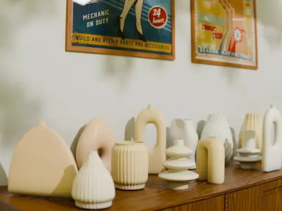 Design Vases 3D Model Pack  3D model