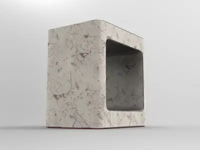 Ufes Side Table Low-poly 3D model