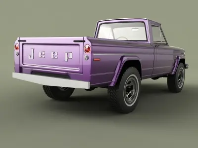 Jeep J2000 J10 Pickup 3D model