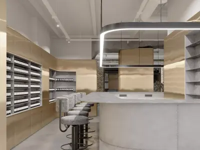 Indoor art space 3D model