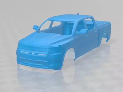 RAM 1500 REV 2025 - Body Car STL Model 3D print model