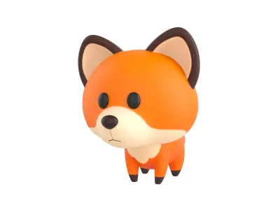 Character029 Fox 3D model
