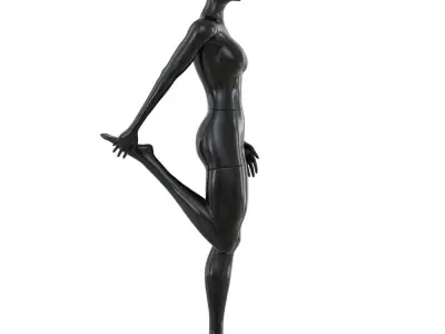 Female Abstract Mannequin 95 3D model