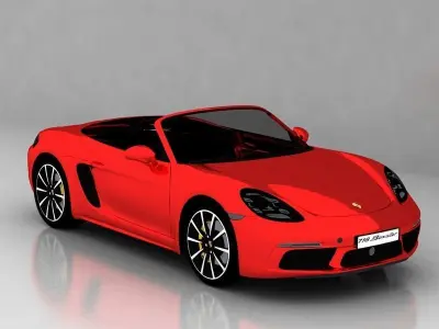 Porsche Boxster Model 2020 3D model