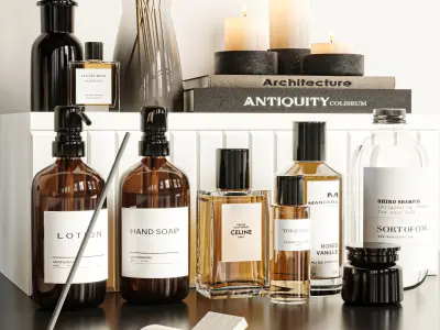 Bathroom accessories  3D model