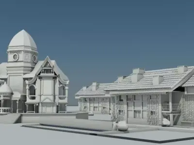 house society 3D model