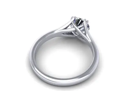 Solitaire Twist Prong R2 3D print model