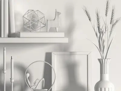 decorative set01 3D model