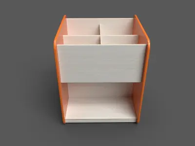 MaxiBacup Orange Low-poly 3D model