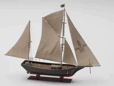 Decorative Ship 3D model