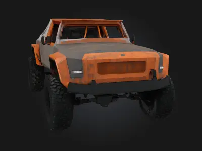 Dune Voyager  Nomadic Explorer of the Sands 3D model
