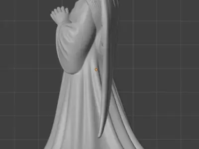 Christmas angel decoration 3D print model