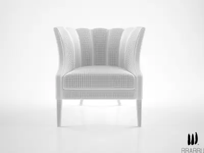 Brabbu Begonia armchair 3D model