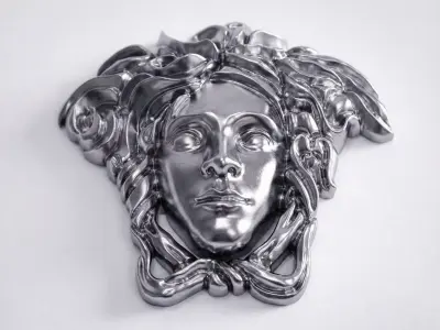 Medusa Pendant 7 Sizes STL for Jewelry Casting 3D print model