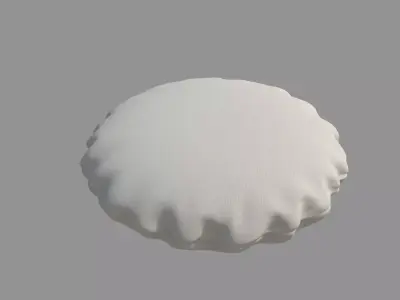 Round Cushion Pillow 3D model