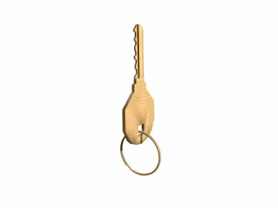 Key 3D Model Low-poly 3D model purchase