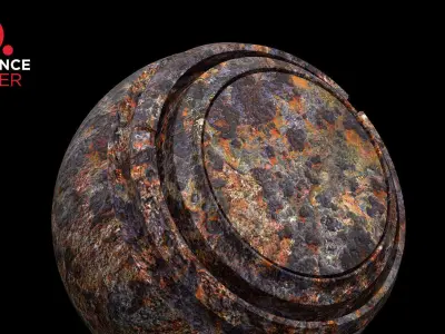 33 Reality Rust Smart Material Pack for Substance Painter Texture