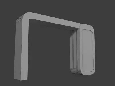 Fair Gate exhibition Event a442f 3D model