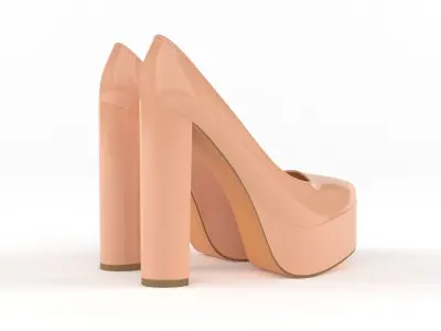 High Heels Women Shoes 3D model