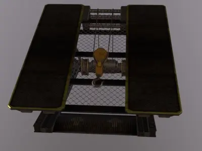 Truck Short Ramp Low-poly 3D model