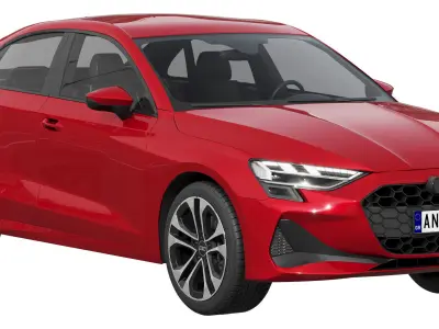 Audi A3 Sedan 2025 3D model
