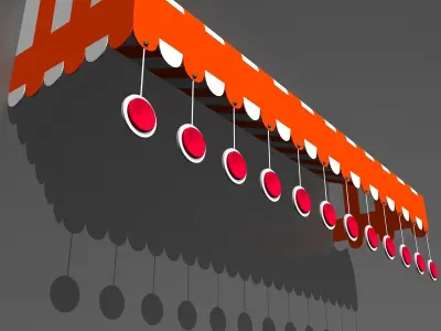 Awning 3d Model 05 3D model