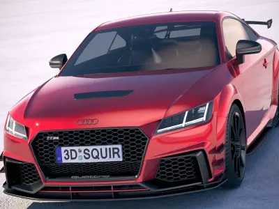 Audi TT RS performance 2018 3D model