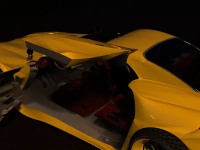 FlyingWings  concept car  3D model