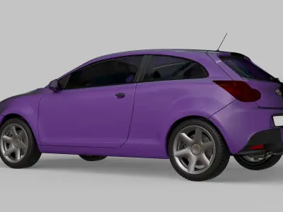 Hot Hatch Car 3D model