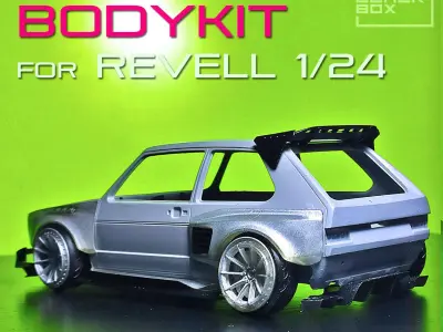 GOLF 1 BB01 BODYKIT For REVELL 1-24th scale 3D print model
