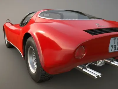 alfa-romeo-stradale-1967 alfa romeo 3D model