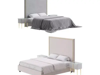 Hamilton Tall Bed 3D model