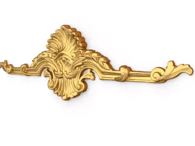Classic decor ornament carved 78 3D model