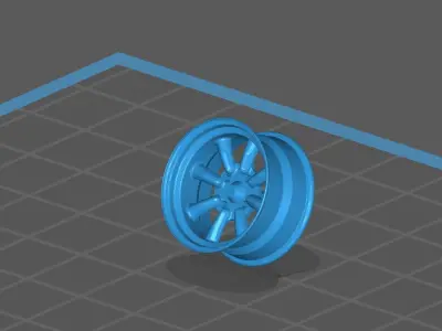 Watanabe Rs Wheel  1-24 Scale     1-10     1-18   ADJUSTABLE 3D model