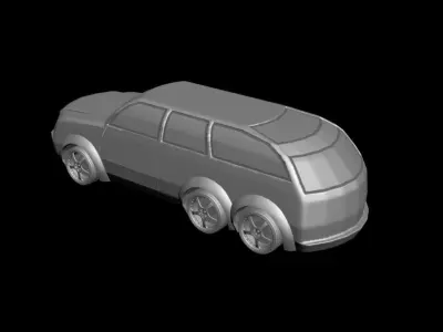 New Concept Car 2015 Plus 3D model