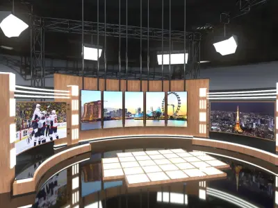 Virtual Studio Light 3D model