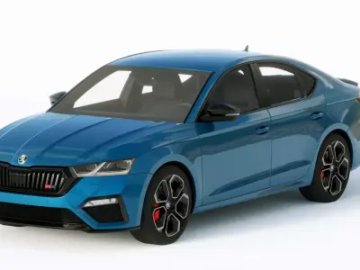 Skoda Octavia RS 2020 3D model